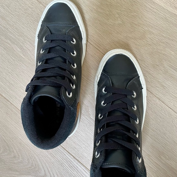 Converse Chuck Taylor All Star Jr PC Boot Hi Leather , size 4, sneaker, runner - Picture 3 of 5